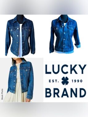 LUCKY BRAND The Tomboy Trucker Jean Jacket (S/P)